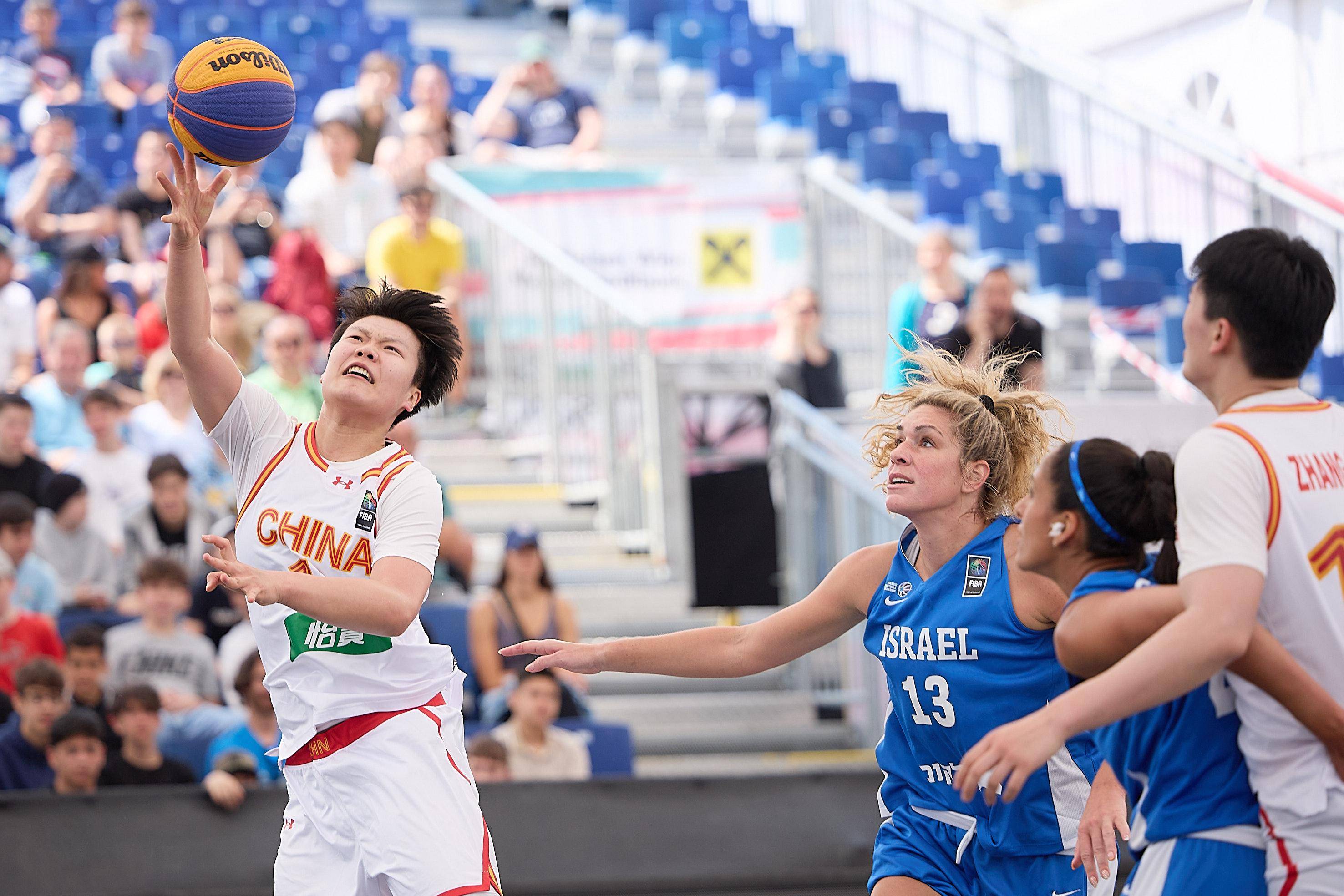 女子世界杯足球赛_(体育)三人篮球——世界杯女子组:中国胜以色列