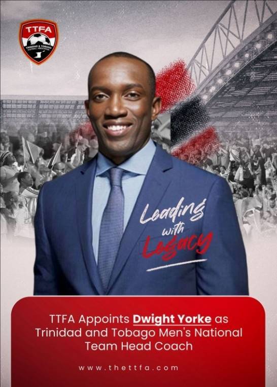 皇冠信用网如何申请_官方:52岁曼联传奇前锋约克成为特立尼达和多巴哥队主帅