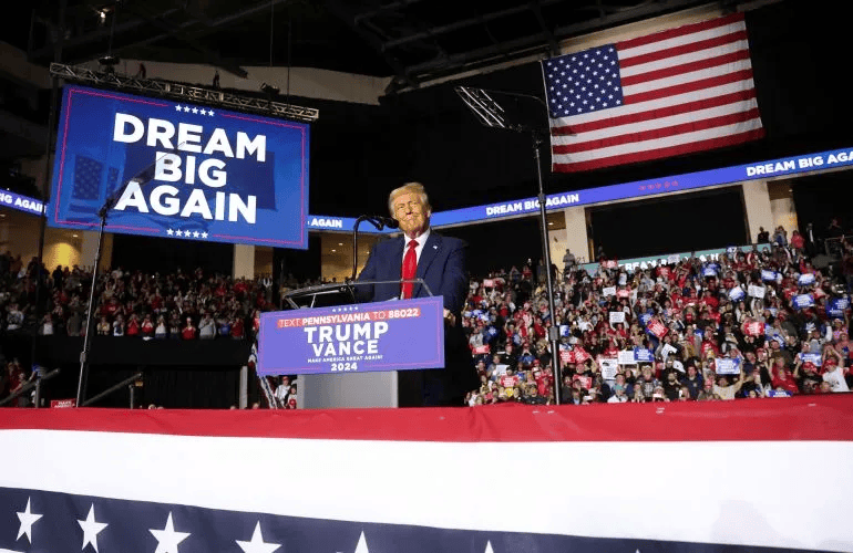 皇冠信用网出租足球_2024年美国大选最新动态:特朗普以247票对哈里斯210票暂时领先