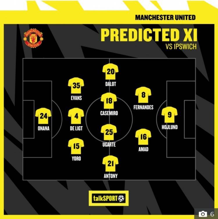 皇冠代理联系方式_Talksport预测阿莫林首秀阵容:阵型3421皇冠代理联系方式,安东尼、约罗在列