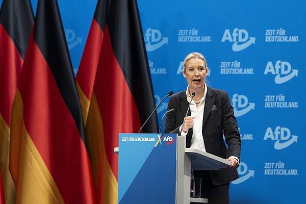 皇冠足球平台_德国选择党领导人:若上台皇冠足球平台,将重启“北溪”管道