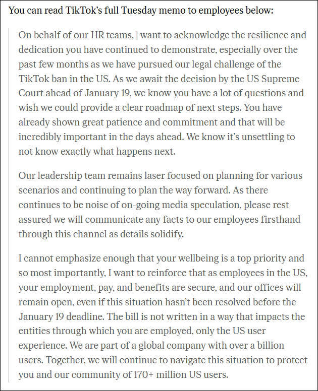 皇冠信用盘出租_“内部气氛沉重皇冠信用盘出租,TikTok向在美员工保证:将继续支付薪资”