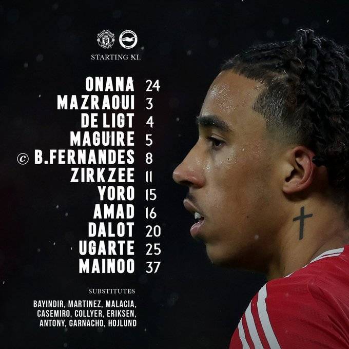 hga050手机登录_曼联vs布莱顿首发:齐尔克泽、阿玛德先发hga050手机登录,拉什福德继续缺阵