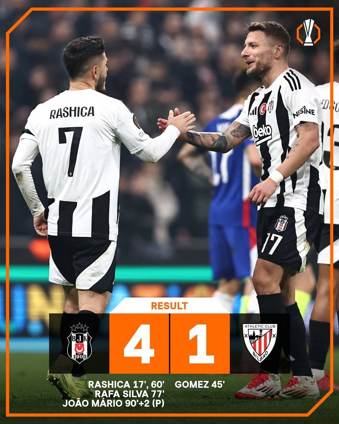 皇冠信用盘_有能!索帅执教贝西克塔斯开门红皇冠信用盘,战胜第二的毕巴送对手欧联首败