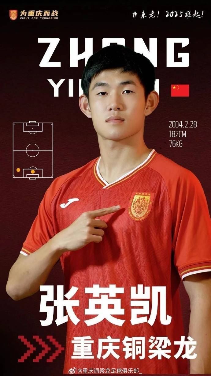 巴黎奥运会足球_官方:重庆铜梁龙签下山东泰山B队球员张英凯巴黎奥运会足球,曾入选国少