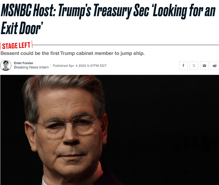 多伦多猛龙NBA_“对等关税”太荒谬多伦多猛龙NBA!美媒曝美财长受不了想辞职