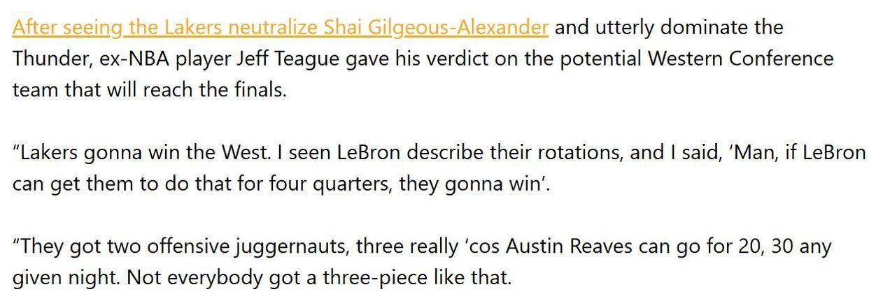 皇冠信用盘代理流程
_蒂格：湖人将夺得西部冠军！美媒最新概率：快船4%皇冠信用盘代理流程
，火箭9.1%