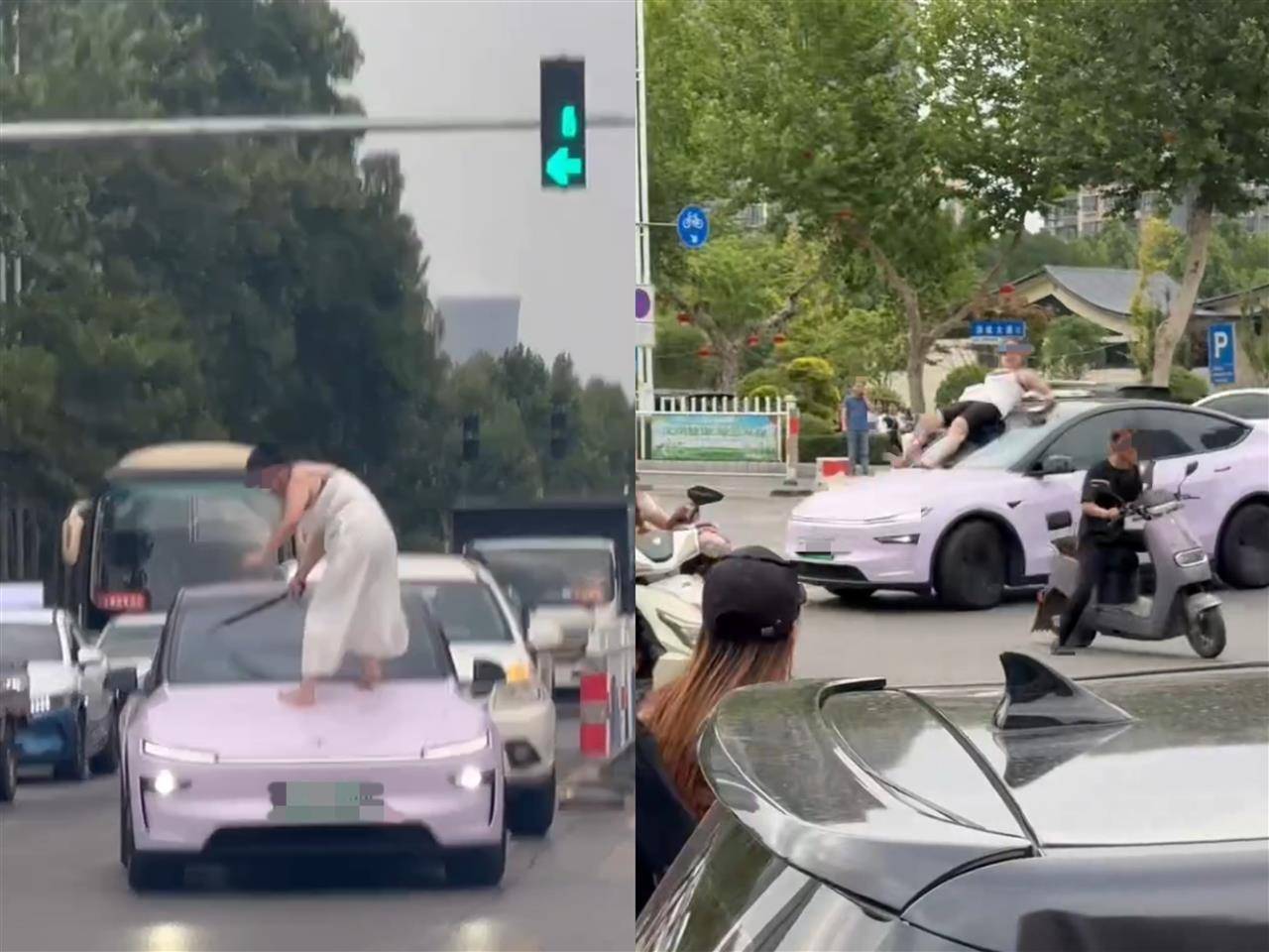 皇冠信用网在哪里开通
_女子持械当街打砸多辆轿车皇冠信用网在哪里开通
，被顶在挡风玻璃上前行，当地：女子当场被控制，警方介入调查