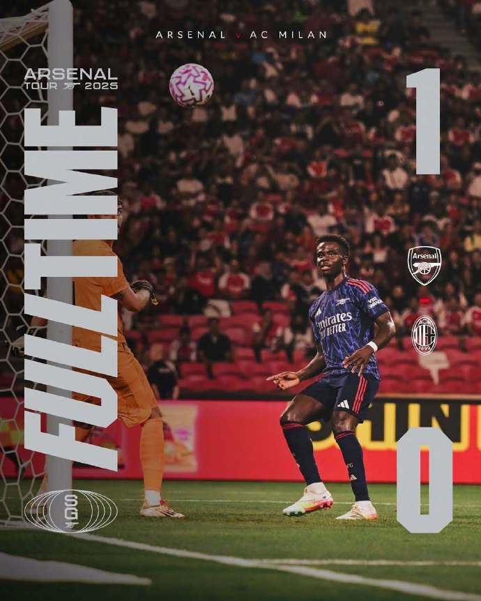 皇冠信用盘刷流水
_季前赛-射门比23-3皇冠信用盘刷流水
！萨卡制胜 阿森纳1-0米兰取开门红