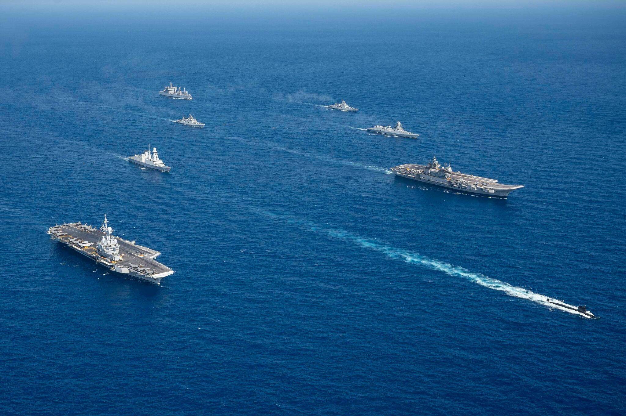 皇冠足球平台在哪里注册_448个垂发!055战斗准备皇冠足球平台在哪里注册,法航母闯南海,上将笃定中方不敢动手?